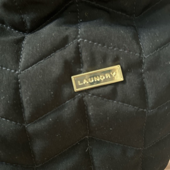 NWOT Laundry By Shelli Segal Black Quilted Puffer Coat Size XXL - Picture 6 of 9